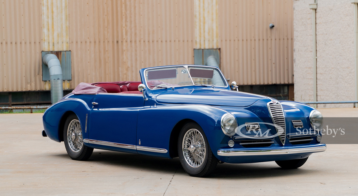 1948 Alfa Romeo 6C 2500 Sport Cabriolet by Pinin Farina offered at RM Sotheby's Hershey Collector Car Live Auction 2021