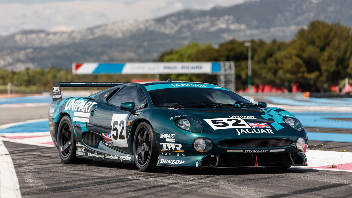 1993 Jaguar XJ220 C LM offered at RM Sotheby's The Guikas Collection live Auction 2021