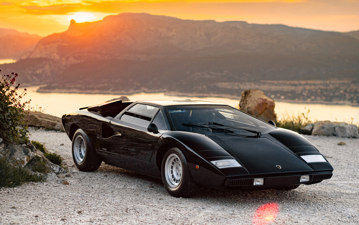 1975 Lamborghini Countach LP400 'Periscopio' by Bertone offered at RM Sotheby's The Guikas Collection live Auction 2021
