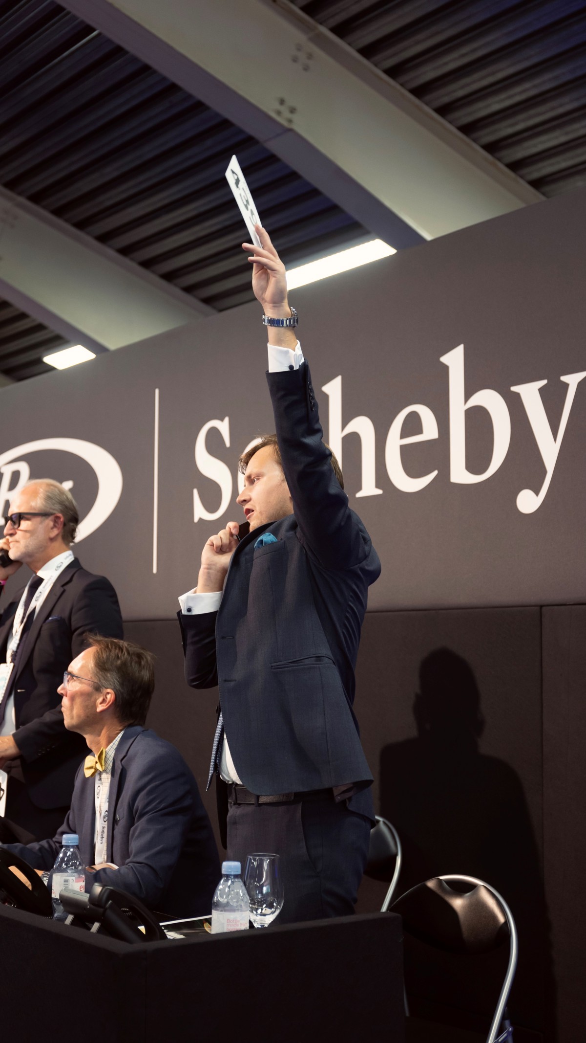 RM Sotheby’s Car Specialist Stephan Knobloch working at St. Moritz in 2021