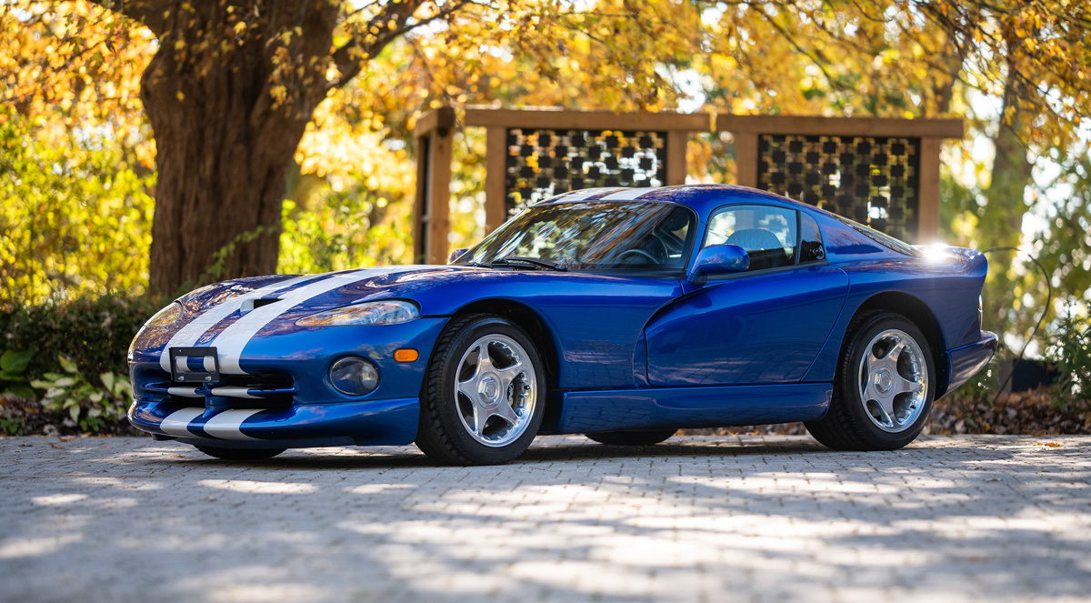 1997 Dodge Viper GTS offered at RM Sotheby's Open Roads December Online Auction 2021