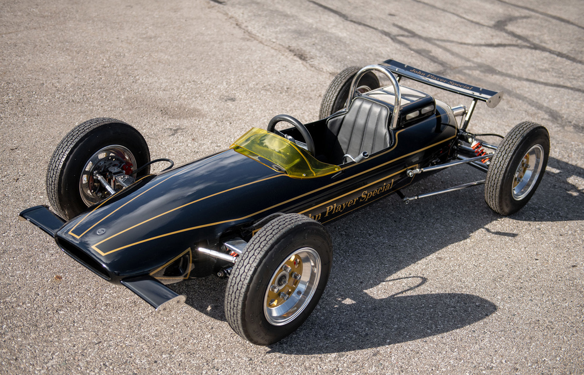 John Player Special F1L Racer by Harrington Group offered at RM Sotheby's Open Roads December Online Classic Car Auction 2021