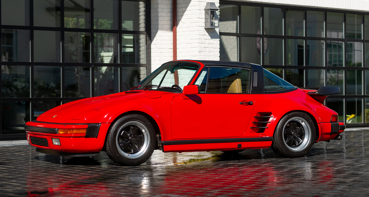 1989 Porsche 911 Turbo 'Flachbau' Targa offered at RM Sotheby's Arizona Live Auction 2022