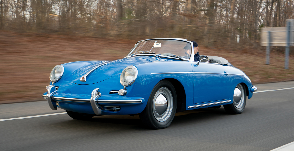 1960 Porsche 356 B 1600 Roadster by Drauz offered at RM Sotheby's Amelia Island live auction 2022