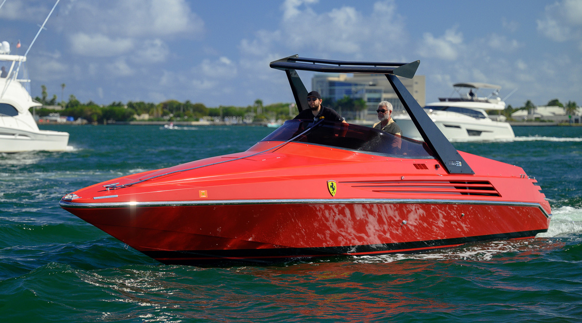 1990 Riva Ferrari 32 offered at RM Sotheby's Fort Lauderdale live auction 2022