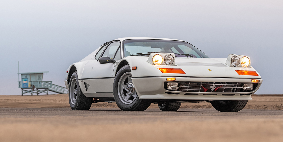 Headlamps of 1983 Ferrari 512 BBi offered from RM Sotheby's Private Sales division