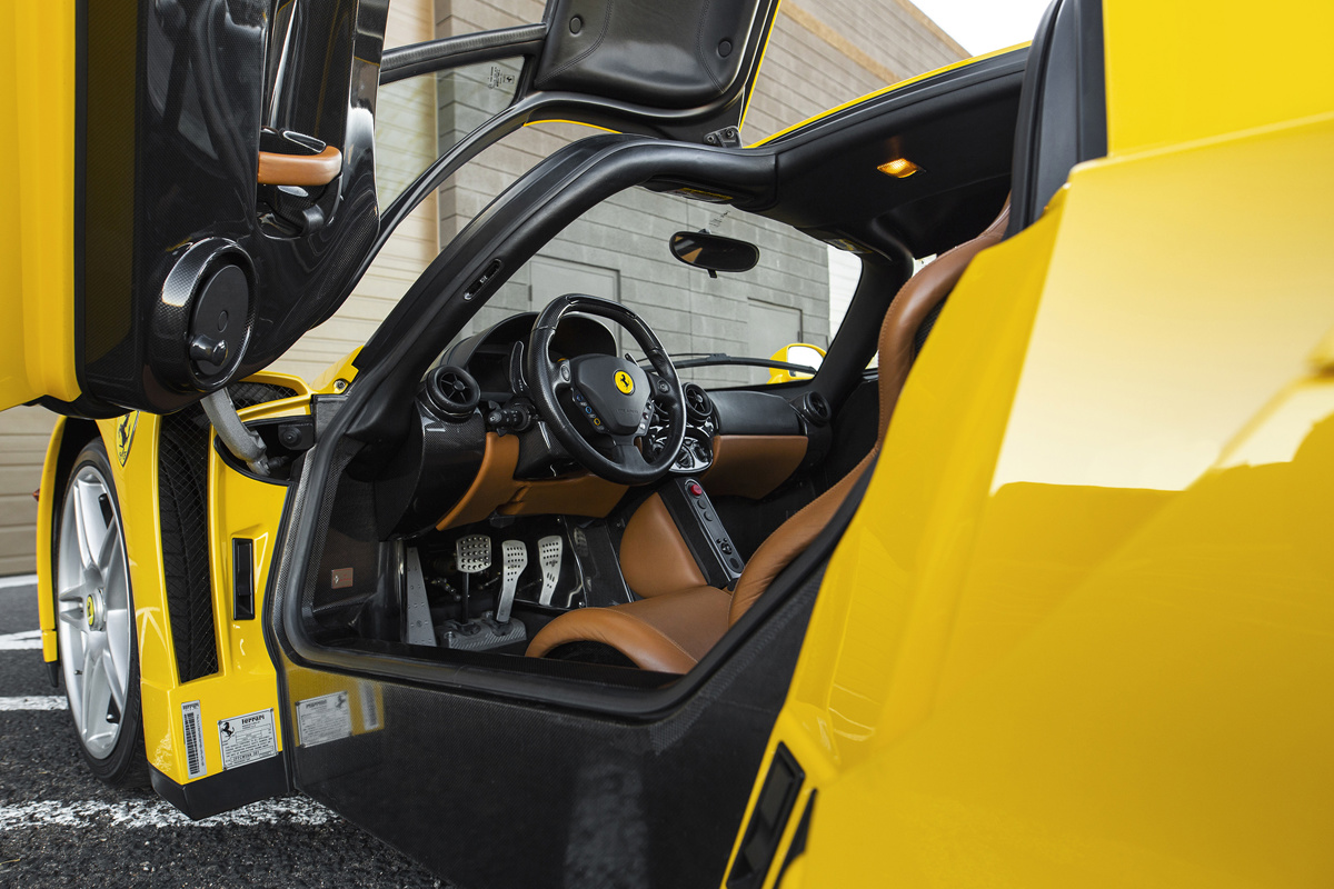 Driver's Seat of the 2003 Ferrari Enzo available at RM Sotheby's Arizona Live Auction 2021