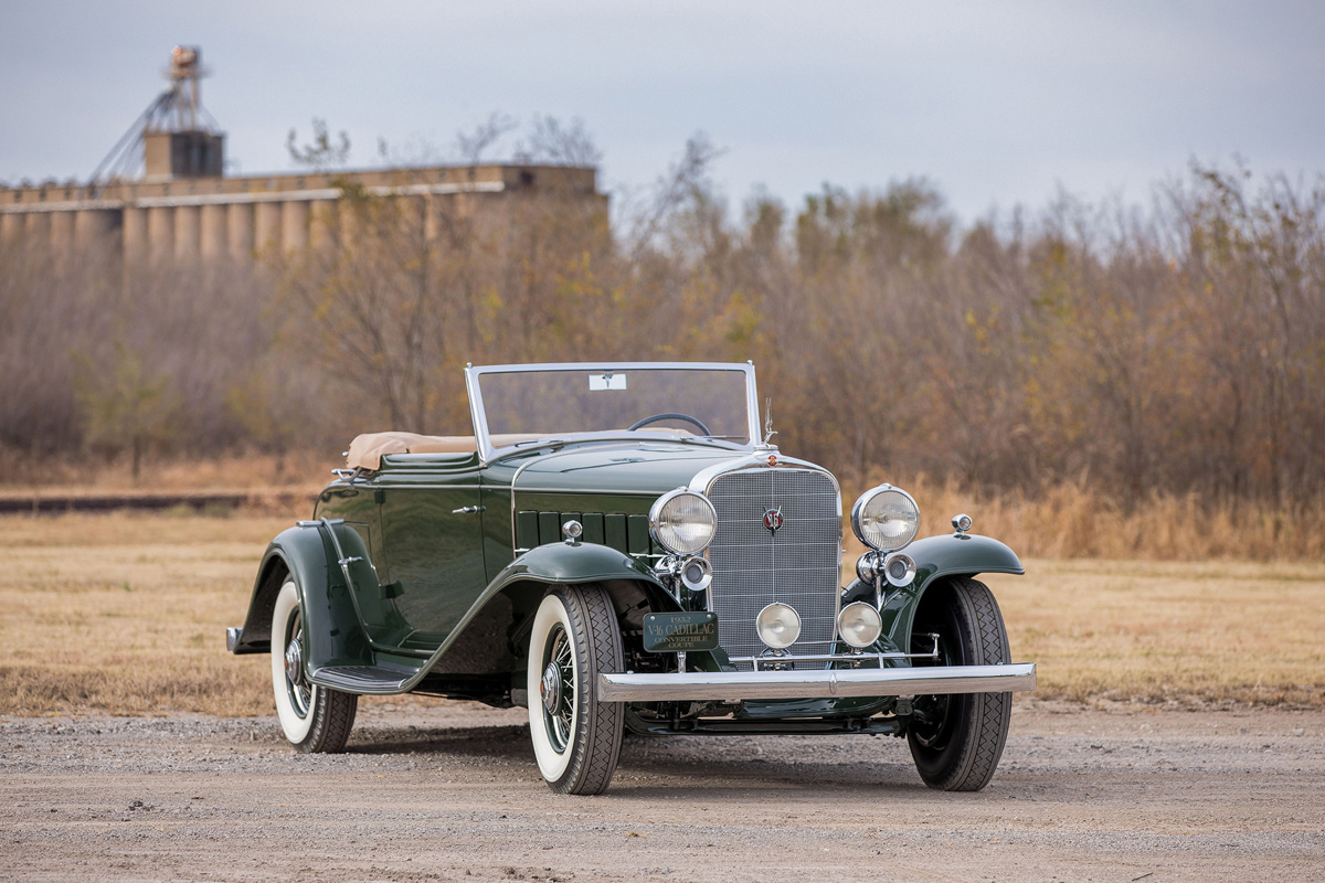 1932 Cadillac V-16 Convertible Coupe by Fisher available at RM Sotheby's Arizona Live Auction 2021