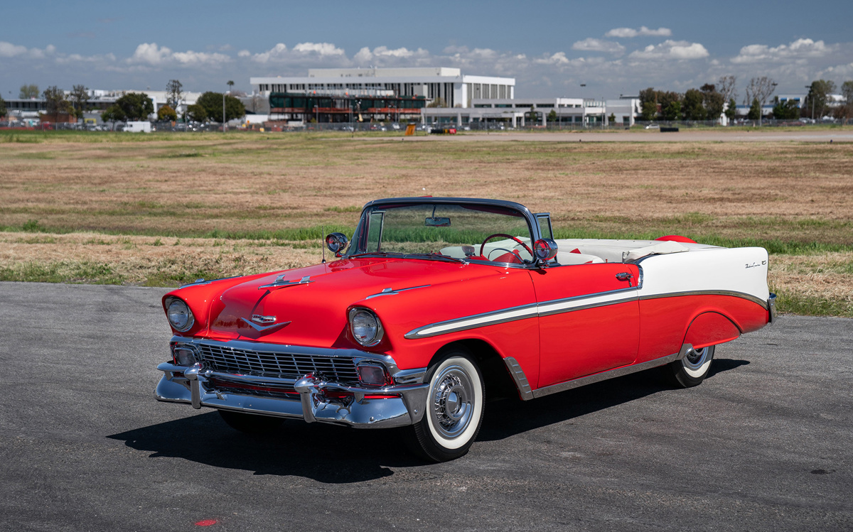 1956 Chevrolet Bel Air Convertible available at RM Sotheby’s Arizona live auction 2021