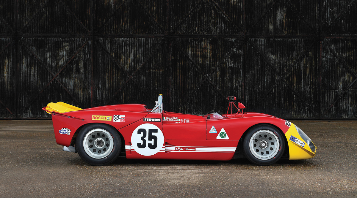 1969 Alfa Romeo Tipo 33/3 Sports Racer offered at RM Sotheby's Monaco live auction 2022