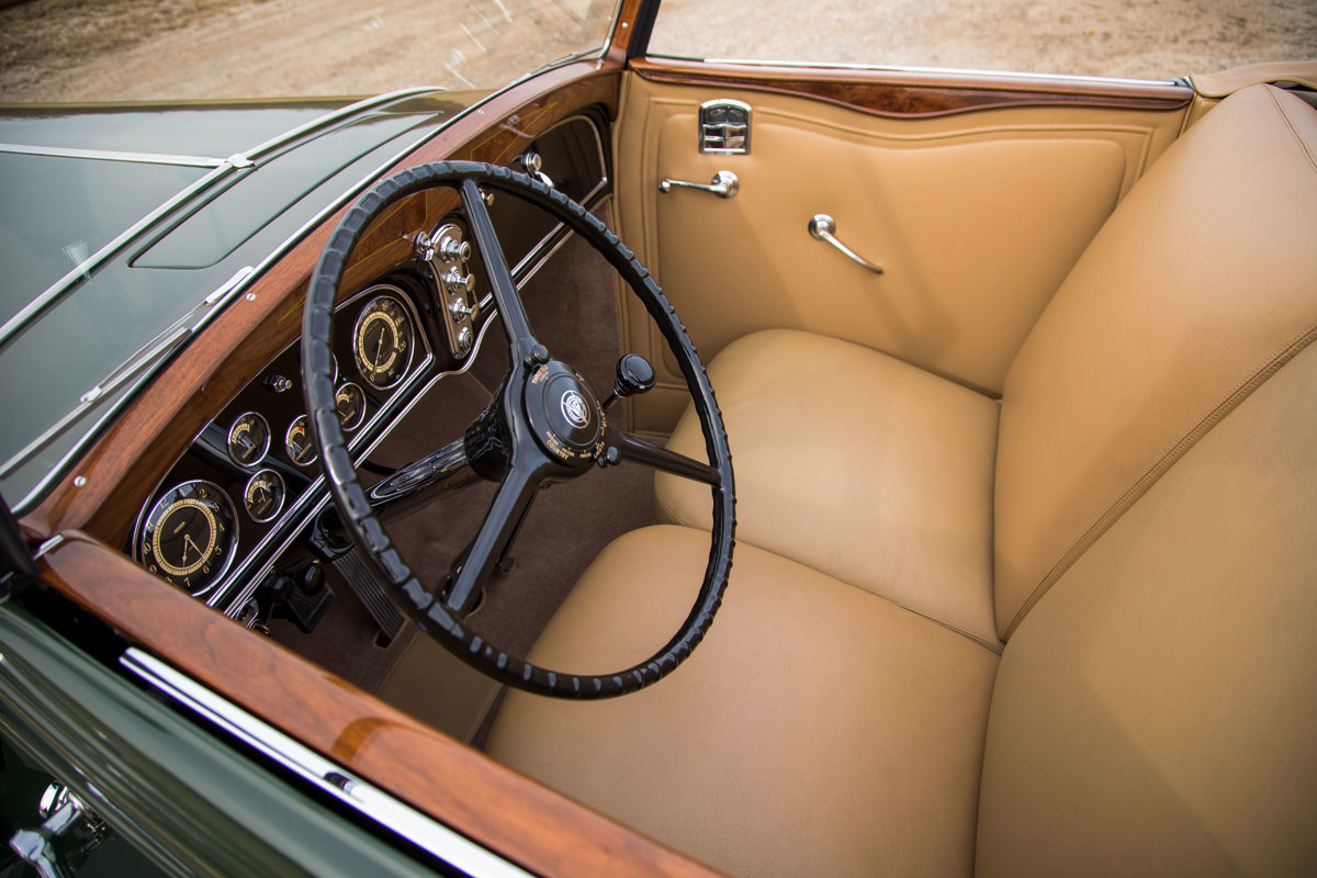 Steering Wheel of the 1932 Cadillac V-16 Convertible Coupe by Fisher available at RM Sotheby's Arizona Live Auction 2021