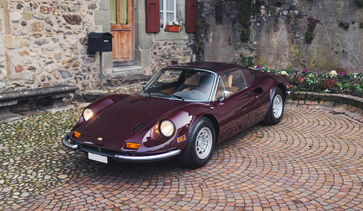 1973 Ferrari Dino 246 GTS 'Chairs & Flares' by Scaglietti offered at RM Sotheby’s Monaco live auction 2022