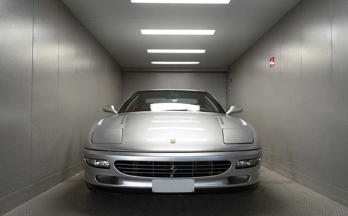 Front of Sergio Pininfarina’s 1995 Ferrari 456 GT offered in RM Sotheby’s Monaco live auction 2022