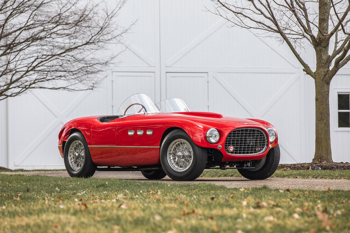 1953 Ferrari 340 MM Spider by Vignale offered in RM Sotheby's Monaco live auction 2022