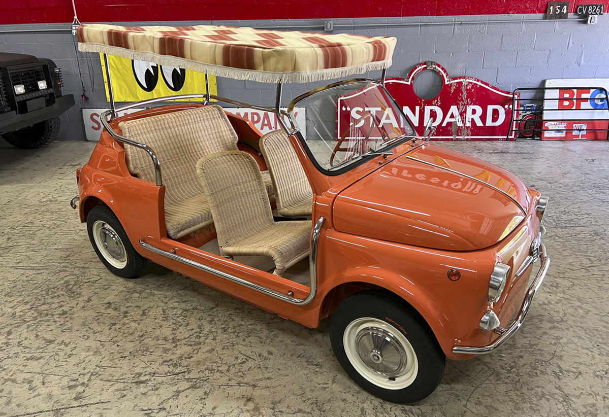 1964 Fiat 500 Jolly Conversion offered in RM Sotheby's Sand Lots online auction 2022