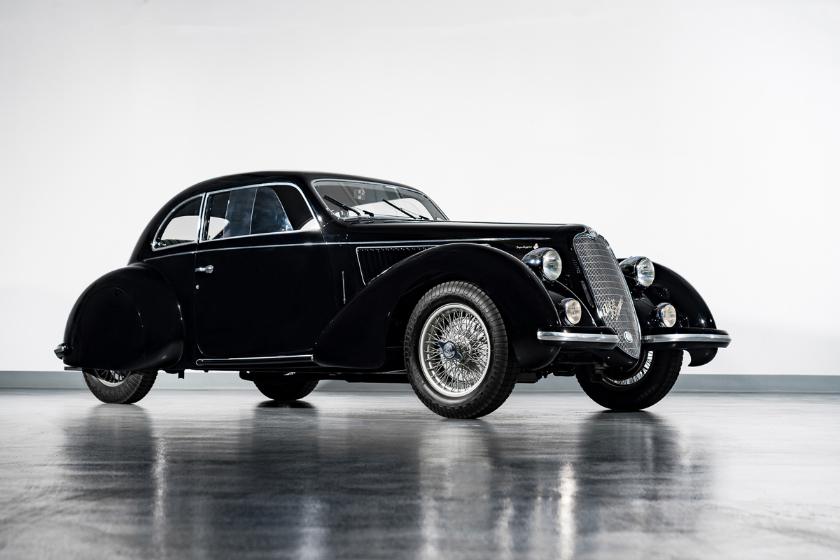 1938 Alfa Romeo 6C 2300B Mille Miglia Berlinetta by Touring offered at RM Sotheby’s Monterey live auction 2022