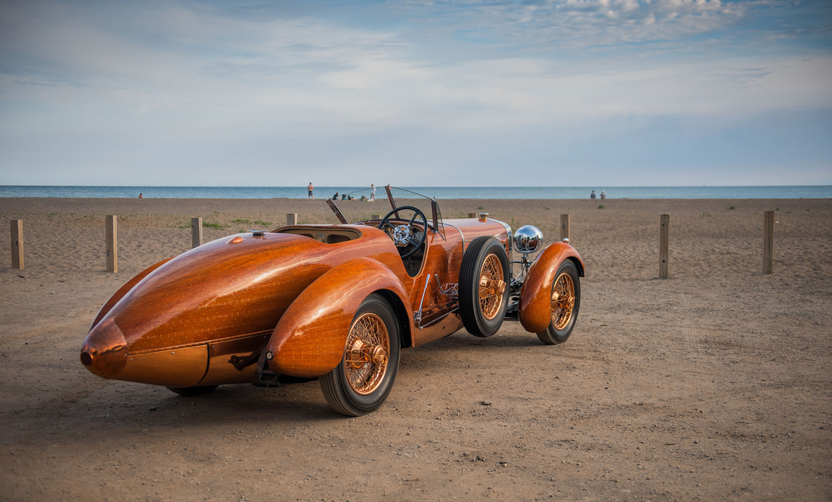 Rear of 1924 Hispano-Suiza H6C ‘Tulipwood’ Torpedo by Nieuport-Astra offered at RM Sotheby’s Monterey live auction 2022