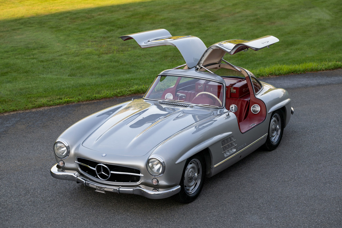1955 Mercedes-Benz 300 SL Alloy Gullwing offered at RM Sotheby's Monterey live auction 2022