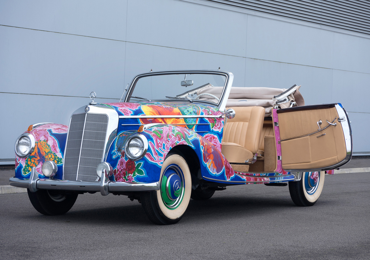 Front of 1952 Mercedes-Benz 220 A Cabriolet offered at RM Sotheby's Monterey live auction 2022