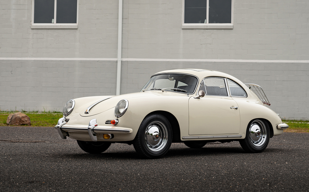 1960 Porsche 356 B 1600 Super 'Sunroof' Coupe by Reutter offered at RM Sotheby's Monterey live auction 2022