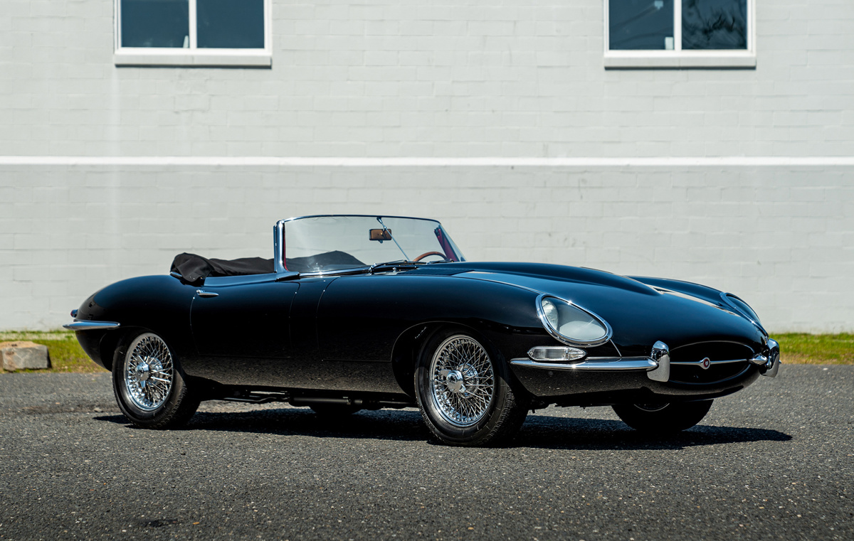 1961 Jaguar E-Type Series 1 3.8-Litre Roadster offered at RM Sotheby's Monterey live auction 2022