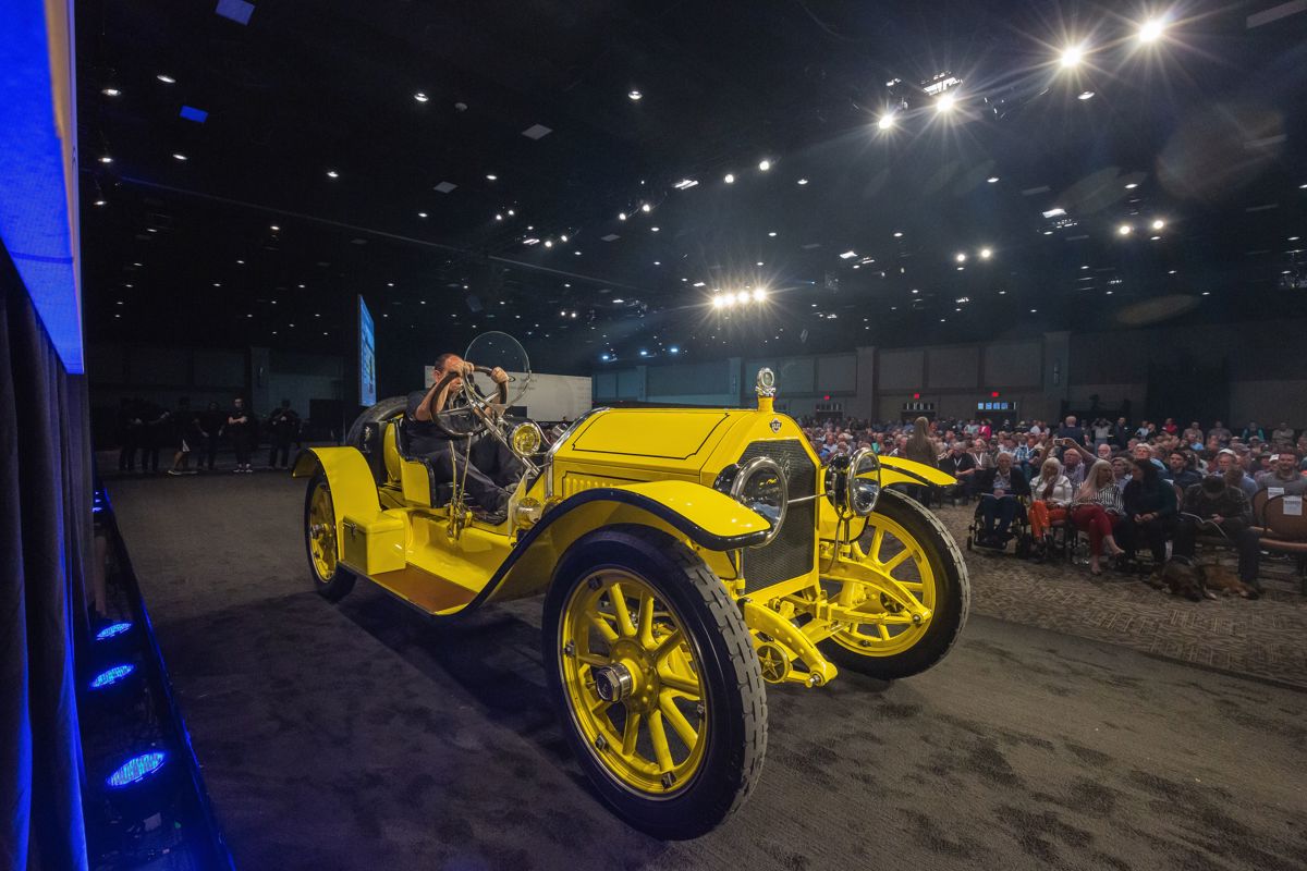 1915 Stutz Model 4F Bearcat offered at RM Sotheby’s Hershey live auction 2019