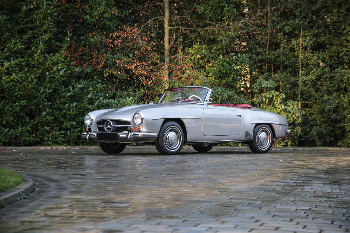 1961 Mercedes-Benz 190 SL offered at RM Sotheby’s Paris live auction 2020